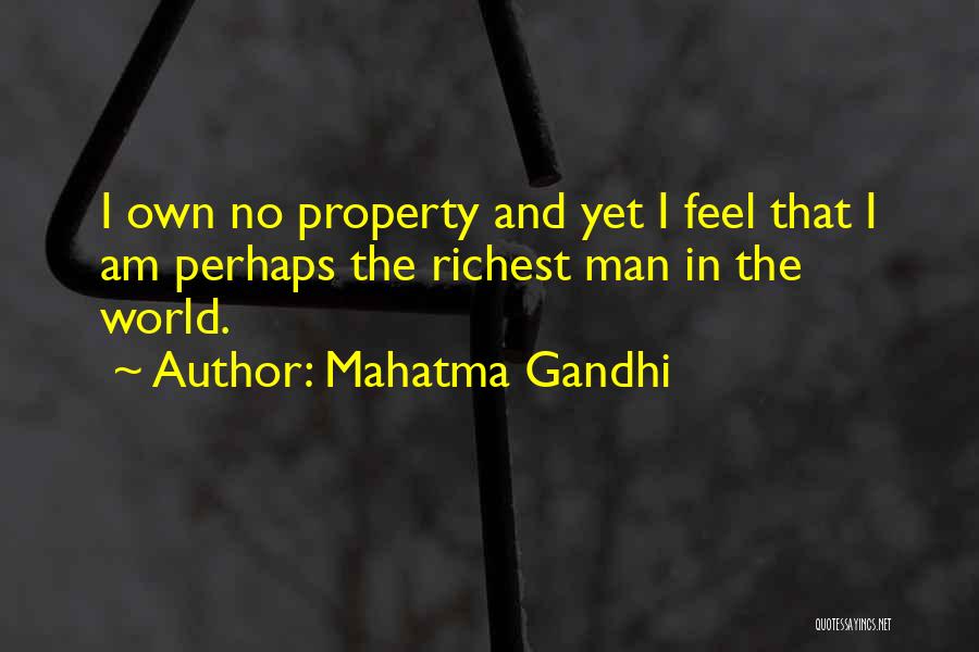 World Richest Man Quotes By Mahatma Gandhi