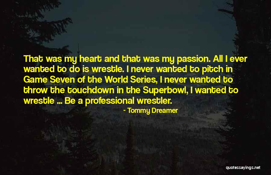 World Series Game 7 Quotes By Tommy Dreamer