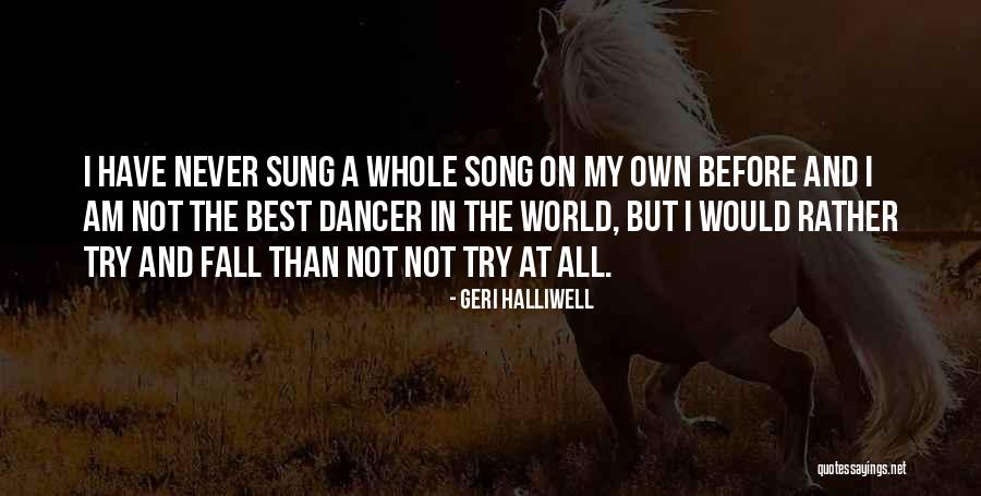 World Song Quotes By Geri Halliwell World Song Quotes By Geri Halliwell