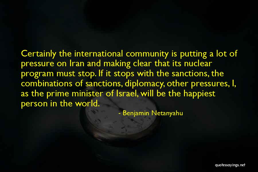 World Stops Quotes By Benjamin Netanyahu World Stops Quotes By Benjamin Netanyahu