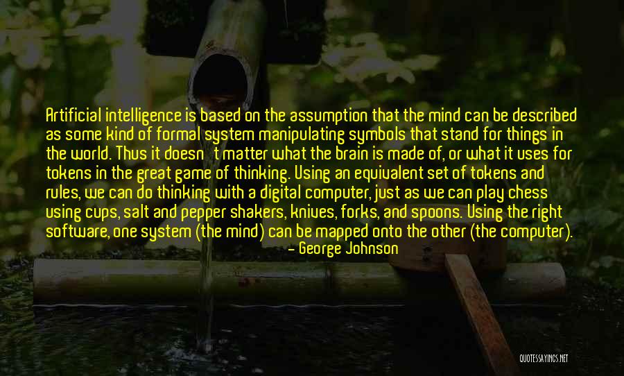 World That Uses Quotes By George Johnson World That Uses Quotes By George Johnson