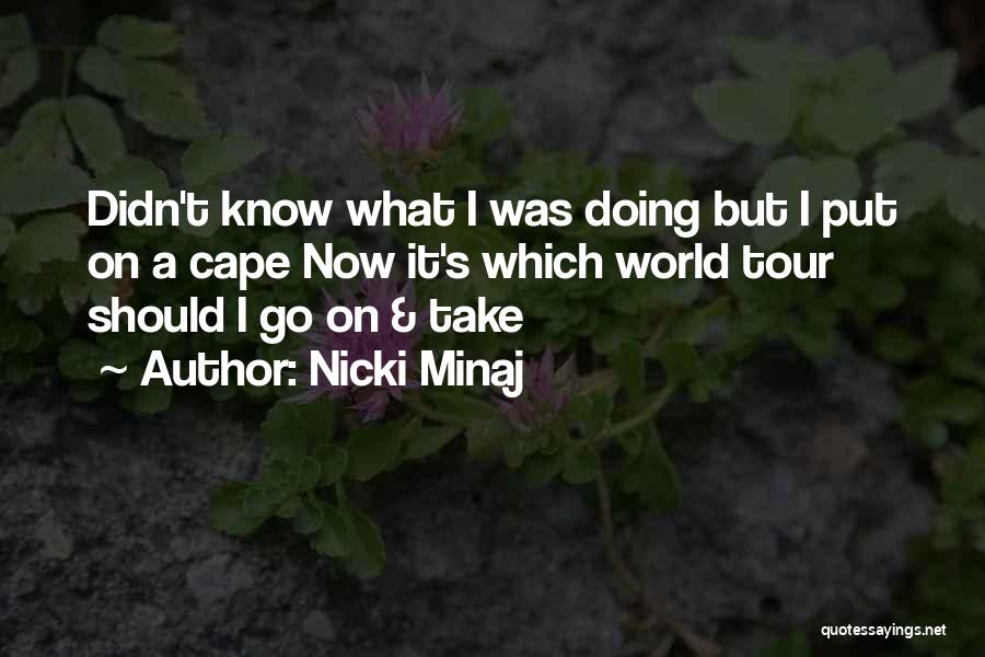 World Tour Quotes By Nicki Minaj