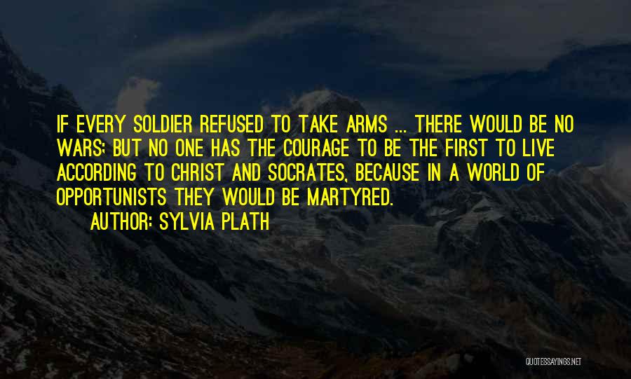 World War 1 Soldier Quotes By Sylvia Plath