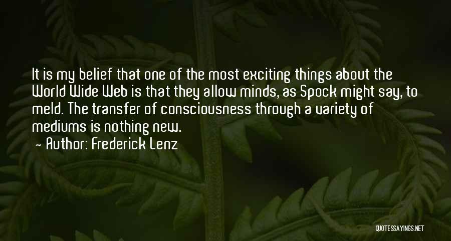 World Wide Quotes By Frederick Lenz