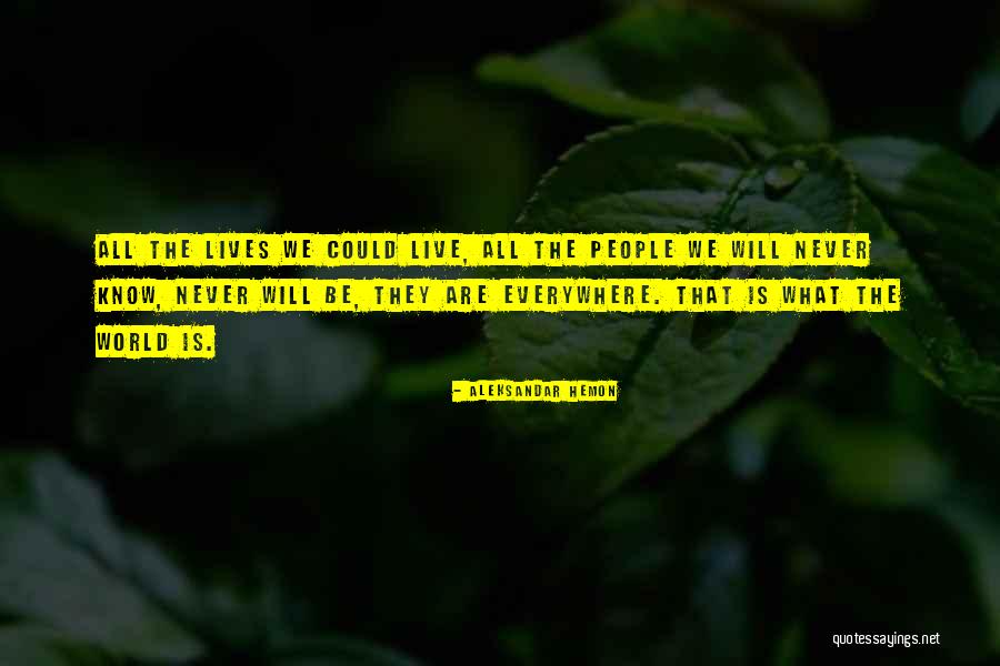 World Will Never Quotes By Aleksandar Hemon World Will Never Quotes By Aleksandar Hemon