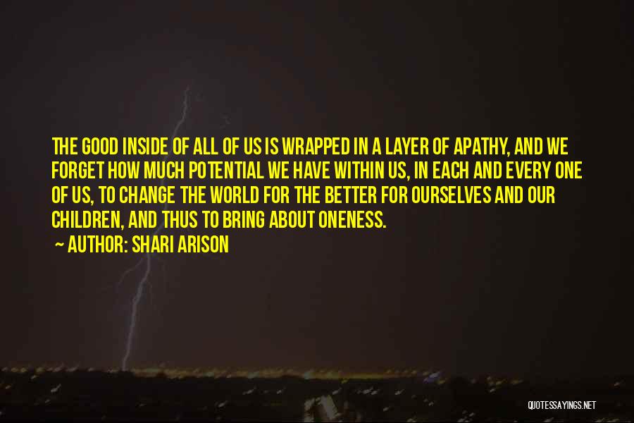 World Within Us Quotes By Shari Arison