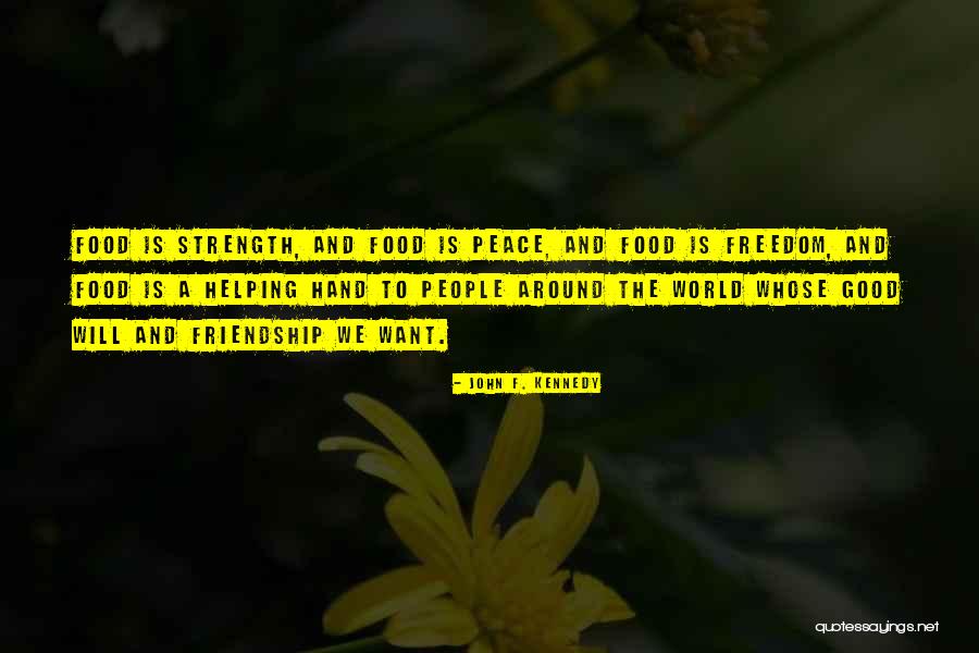 World's Best Friendship Quotes By John F. Kennedy