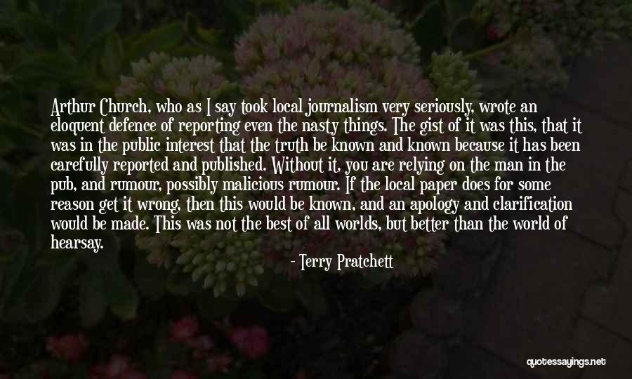 Worlds Best Quotes By Terry Pratchett