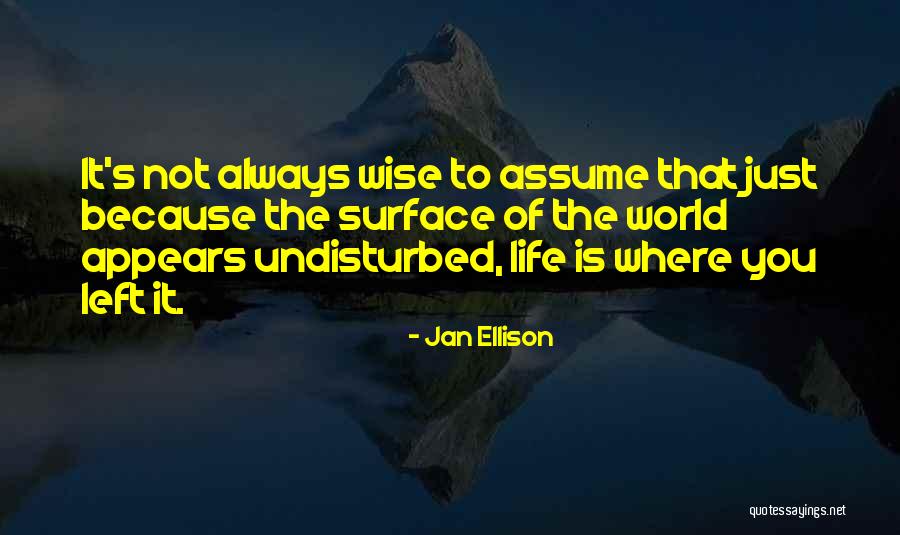 World's Best Wise Quotes By Jan Ellison World's Best Wise Quotes By Jan Ellison