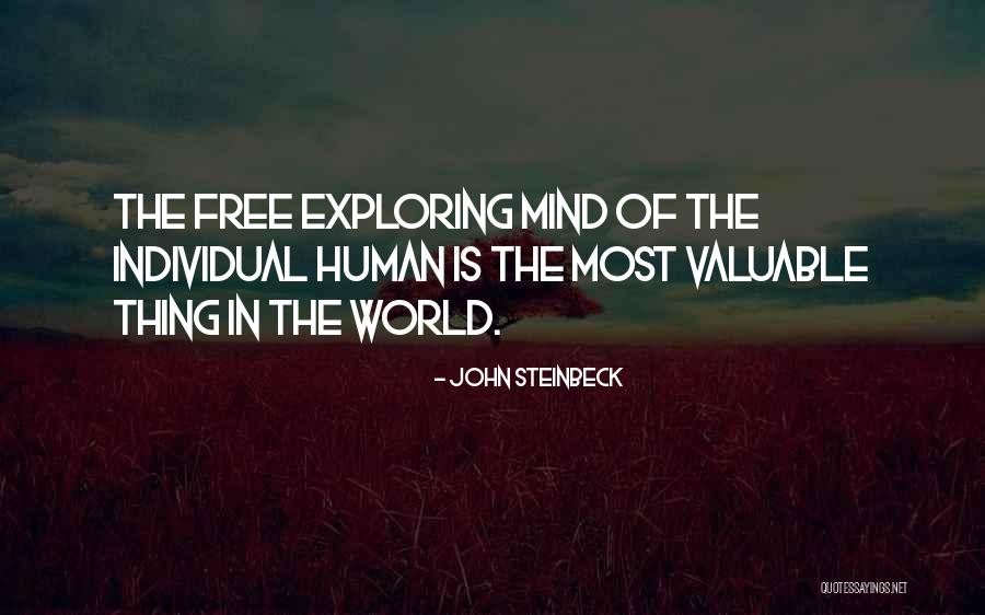 World's Most Valuable Quotes By John Steinbeck