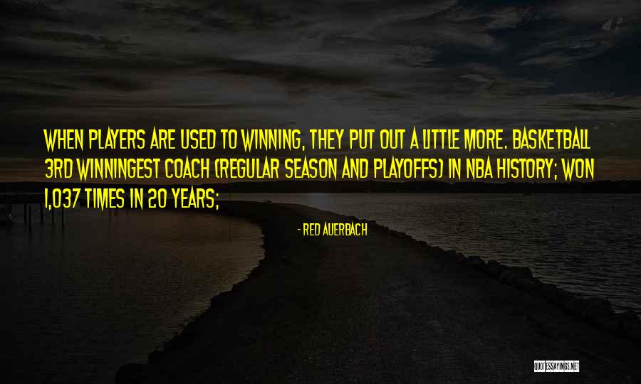 Worn Out Mum Quotes By Red Auerbach Worn Out Mum Quotes By Red Auerbach