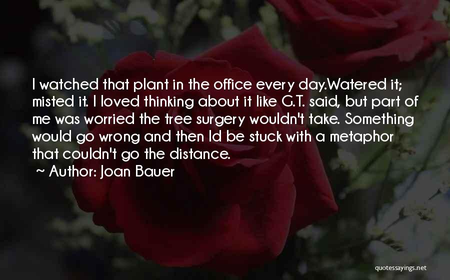 Worried About Surgery Quotes By Joan Bauer