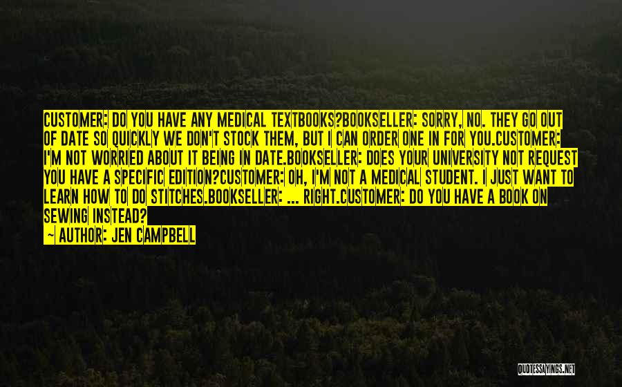 Worried About You Quotes By Jen Campbell