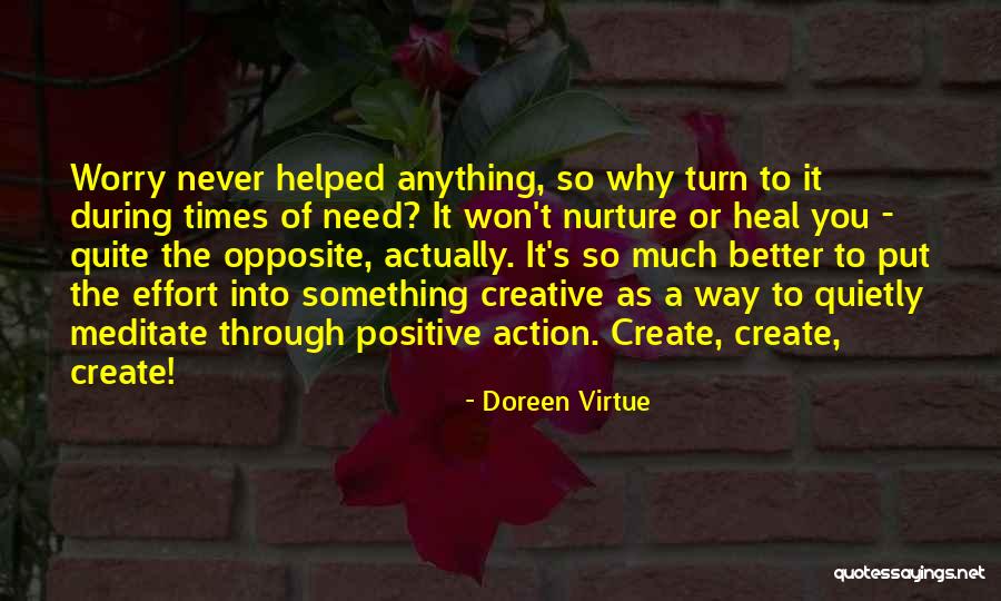 Worry Quotes By Doreen Virtue Worry Quotes By Doreen Virtue