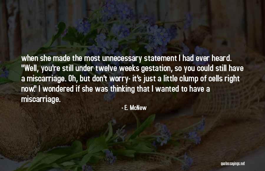 Worry Quotes By E. McNew Worry Quotes By E. McNew