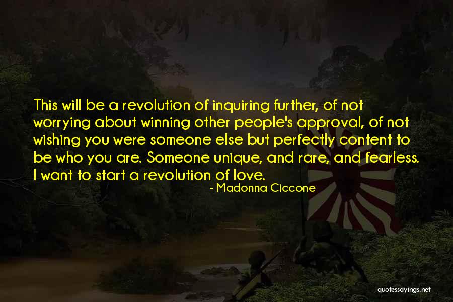 Worrying About Someone You Love Quotes By Madonna Ciccone Worrying About Someone You Love Quotes By Madonna Ciccone
