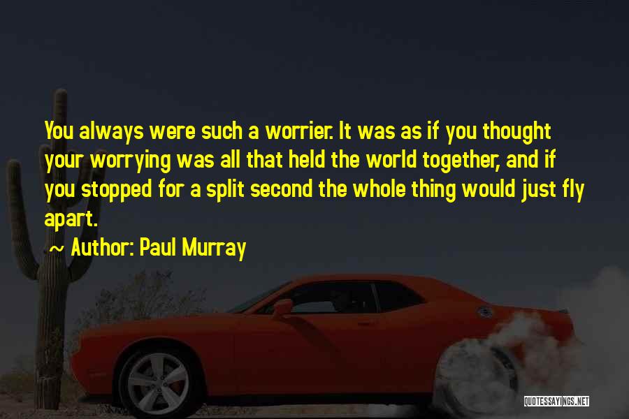 Worrying And Anxiety Quotes By Paul Murray