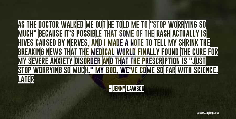 Worrying And God Quotes By Jenny Lawson Worrying And God Quotes By Jenny Lawson