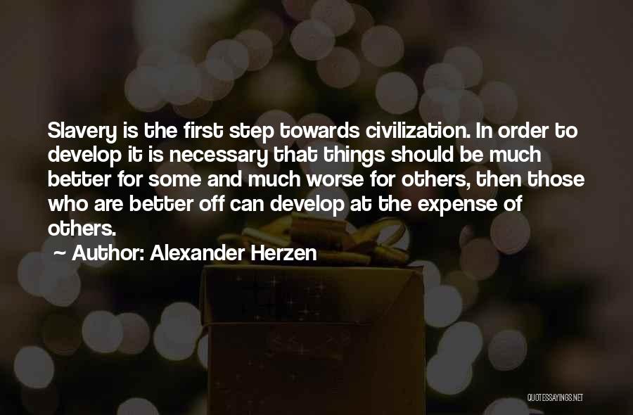 Worse Than Slavery Quotes By Alexander Herzen