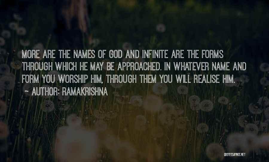 Worship God Quotes By Ramakrishna