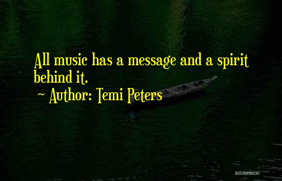 Worship Music Quotes By Temi Peters