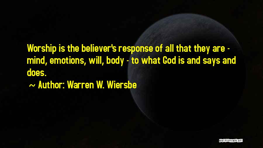 Worship Music Quotes By Warren W. Wiersbe