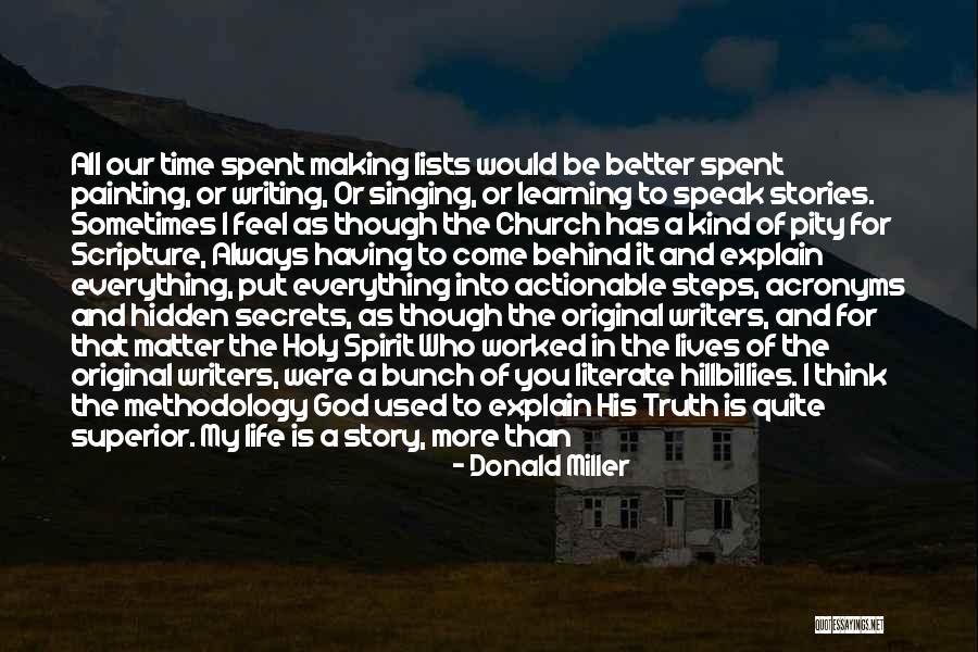 Worship Singing Quotes By Donald Miller
