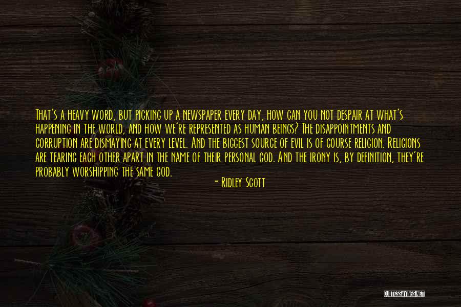 Worshipping Quotes By Ridley Scott Worshipping Quotes By Ridley Scott