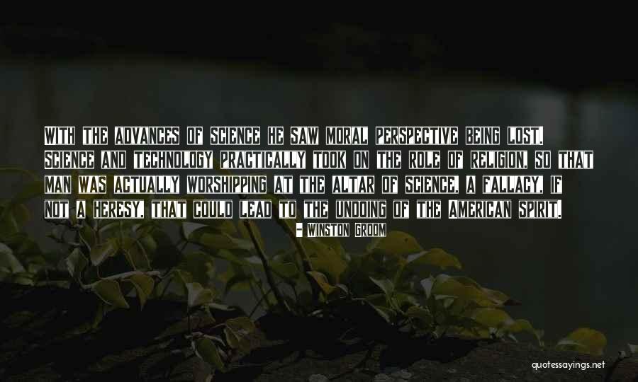 Worshipping Quotes By Winston Groom Worshipping Quotes By Winston Groom