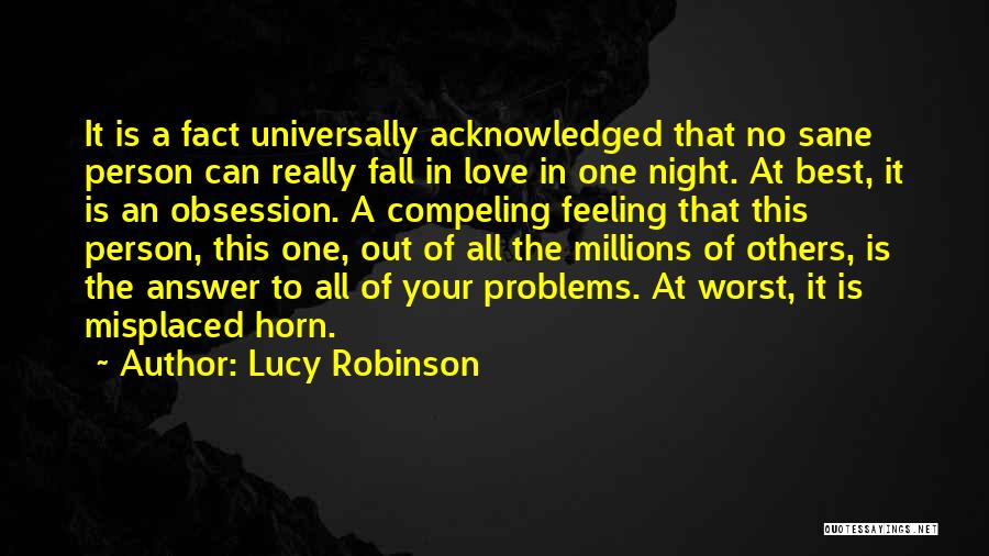 Worst Night Ever Quotes By Lucy Robinson