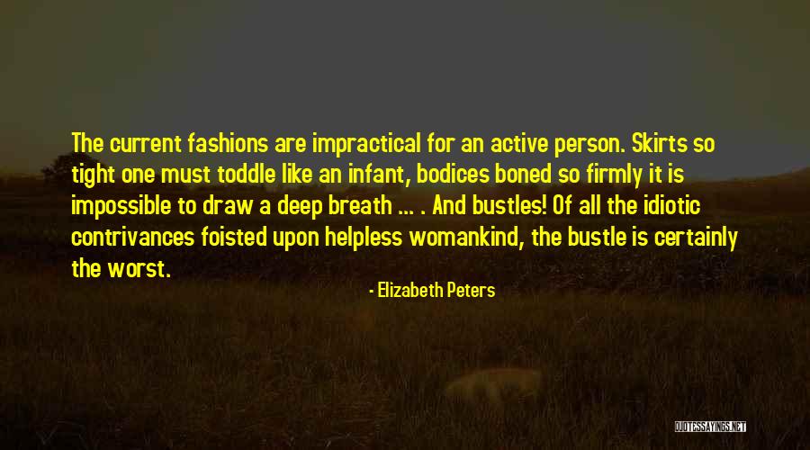 Worst Quotes By Elizabeth Peters