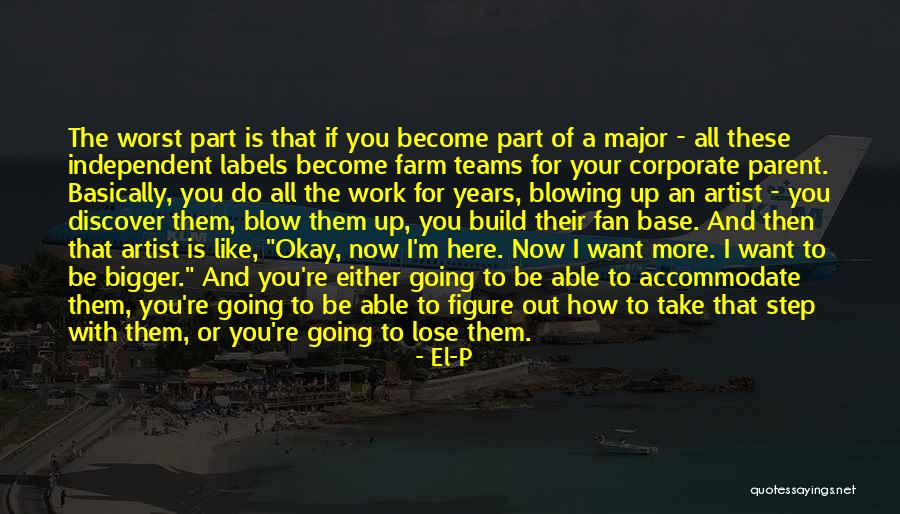 Worst Team Quotes By El-P Worst Team Quotes By El-P