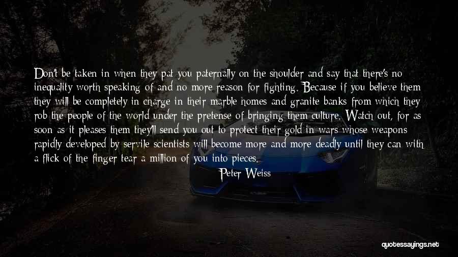 Worth A Million Quotes By Peter Weiss