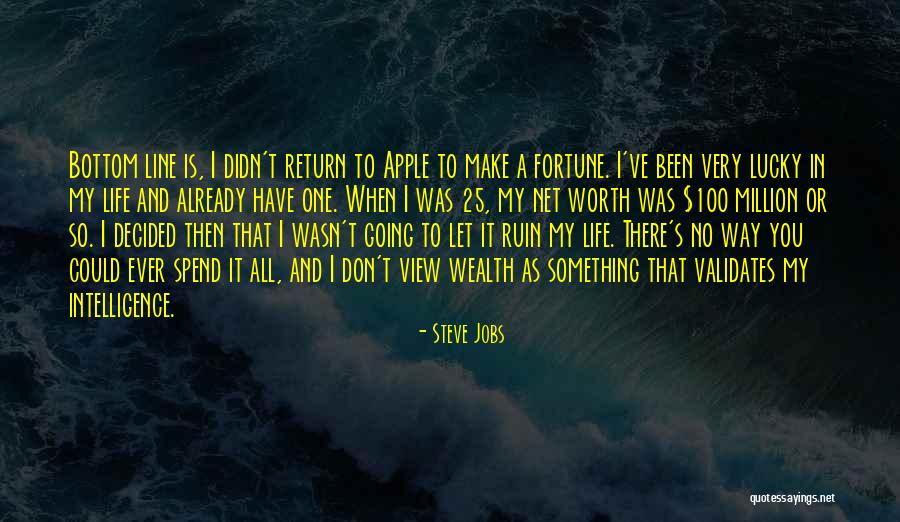 Worth A Million Quotes By Steve Jobs