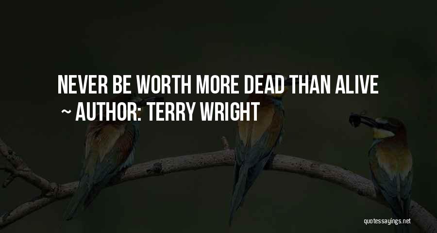 Worth More Quotes By Terry Wright