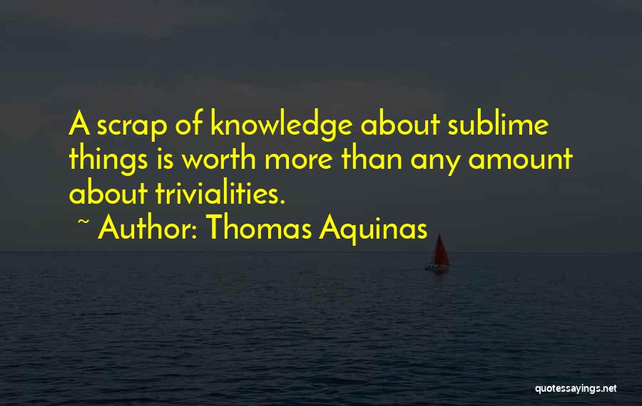 Worth More Quotes By Thomas Aquinas