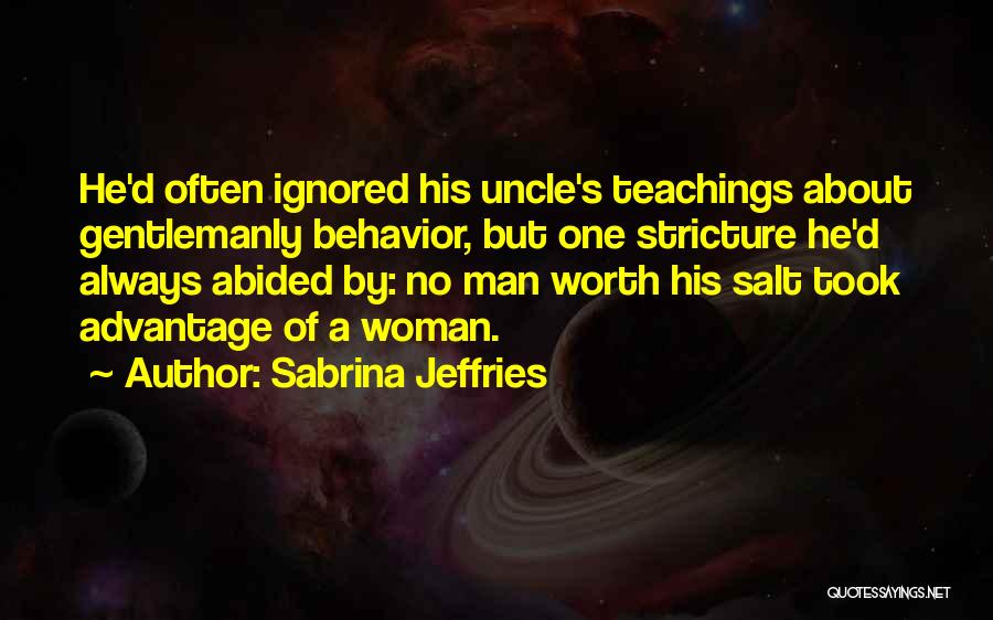 Worth Of A Woman Quotes By Sabrina Jeffries