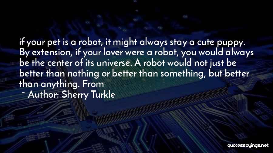 Would You Stay Quotes By Sherry Turkle