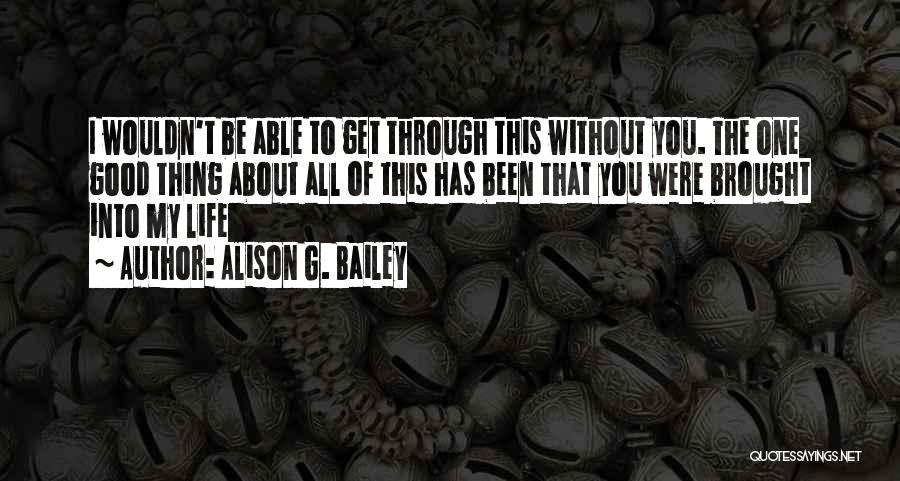 Wouldn't Life Be Perfect If Quotes By Alison G. Bailey