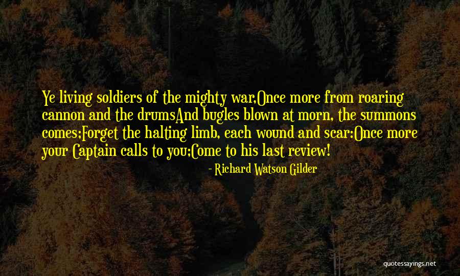 Wound Scar Quotes By Richard Watson Gilder