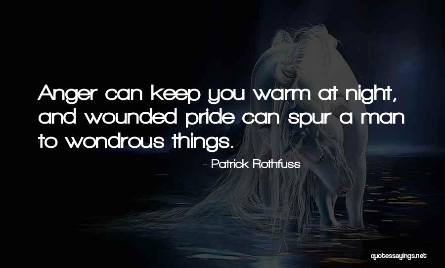 Wounded Pride Quotes By Patrick Rothfuss Wounded Pride Quotes By Patrick Rothfuss