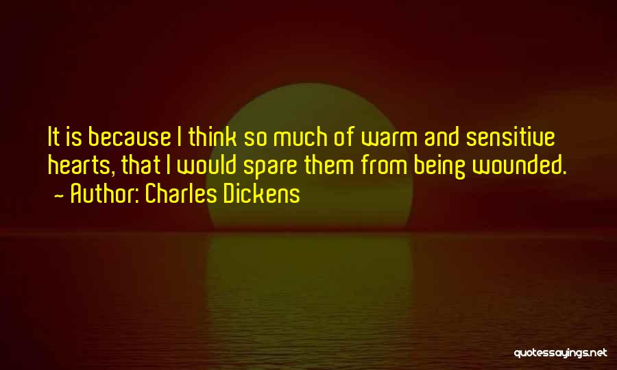 Wounded Quotes By Charles Dickens