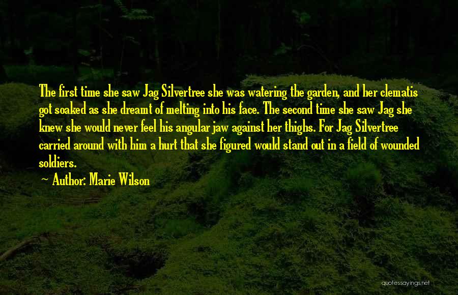 Wounded Soldiers Quotes By Marie Wilson