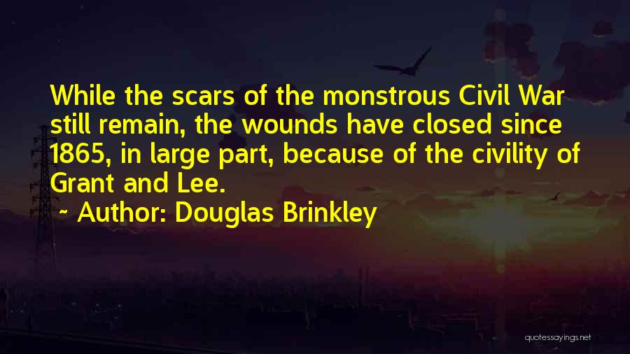 Wounds And Scars Quotes By Douglas Brinkley