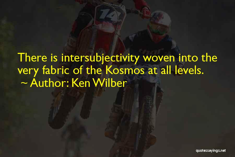 Woven Fabric Quotes By Ken Wilber