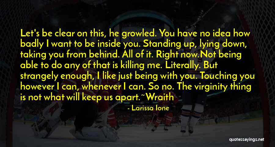 Wraith Quotes By Larissa Ione