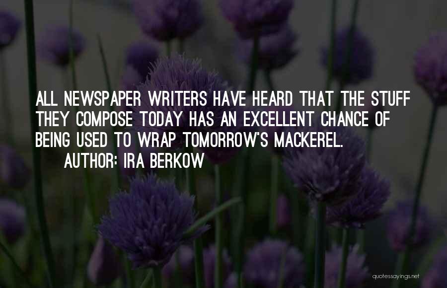 Wrap Quotes By Ira Berkow