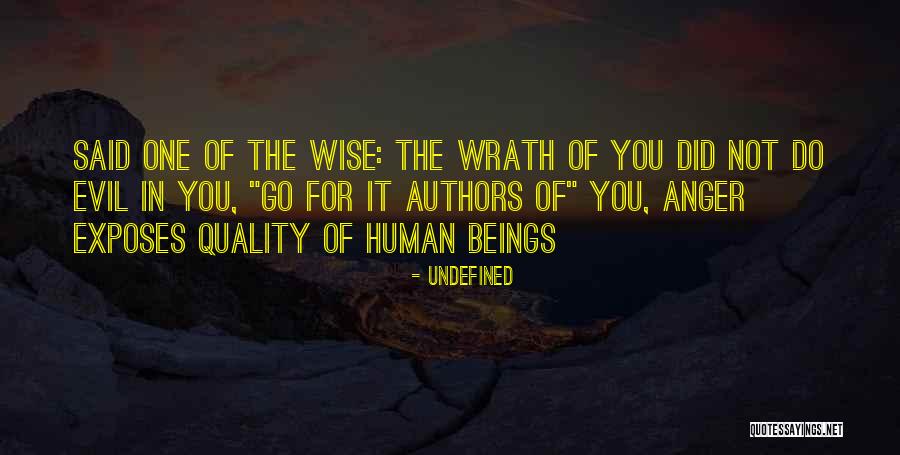 Wrath Quotes By Undefined