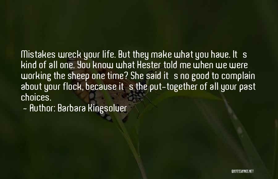 Wreck Quotes By Barbara Kingsolver