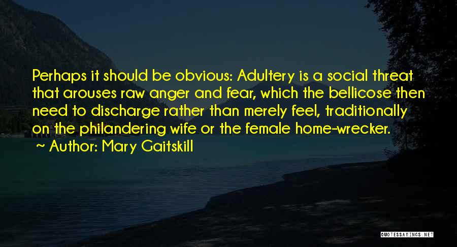 Wrecker Quotes By Mary Gaitskill